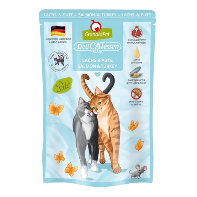 GranataPet delikatesser påse lax & kalkon 85 g