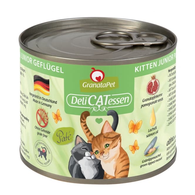 GranataPet delikatesser burk kattunge fjäderfä 200g