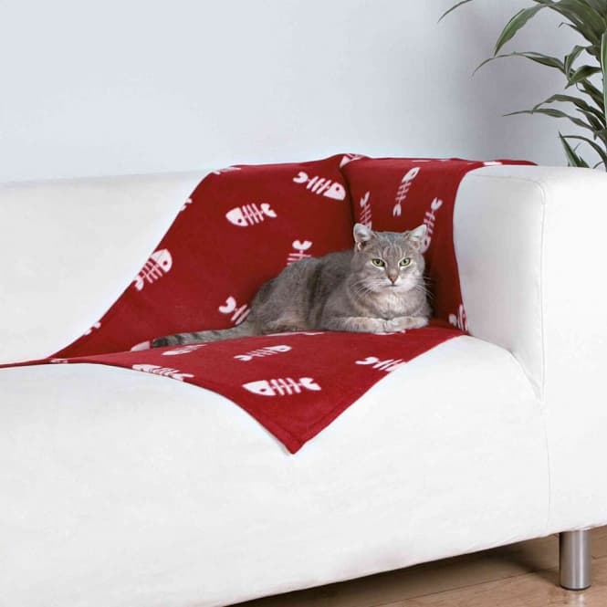 Trixie Fleecedecke Beany - bordeaux, 100 x 70 cm bild 3
