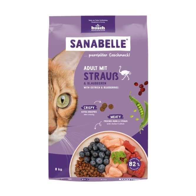 Sanabelle vuxen med Strauß - 8 kg