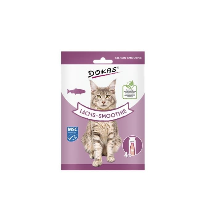 Dokas Cat godbitar Lachs-Smoothie 4x30ml