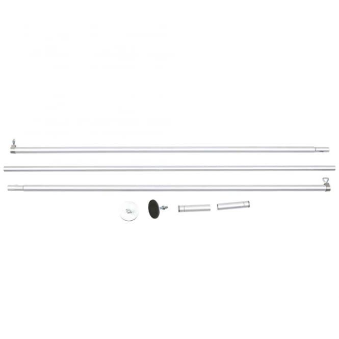 Trixie nät-Spannstange, Aluminium, 1,28-3,25m