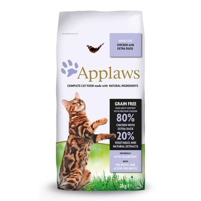 Applaws Cat Torrfoder Hühnchen med anka - 2 kg
