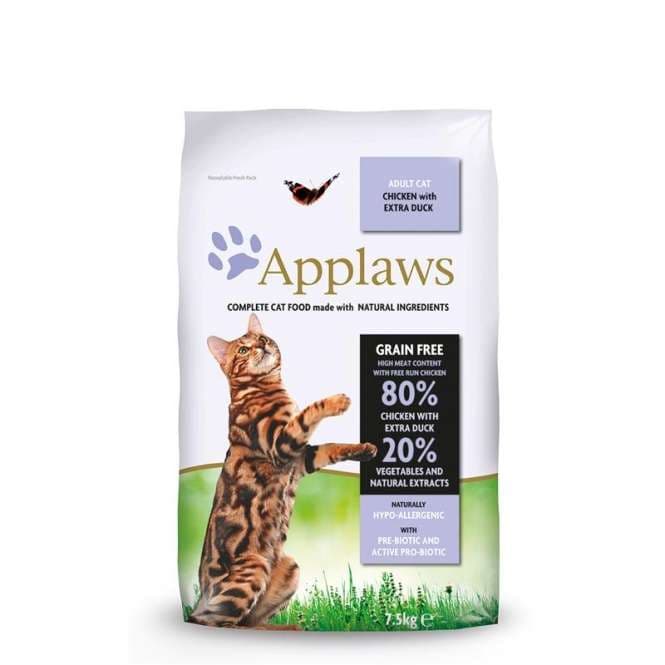 Applaws Cat Torrfoder Hühnchen med anka - 7,5 kg