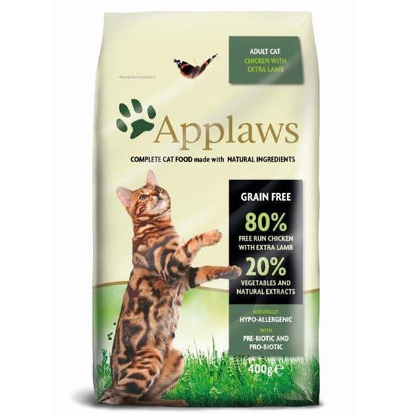 Applaws Cat Torrfoder Hühnchen med lamm - 400 g
