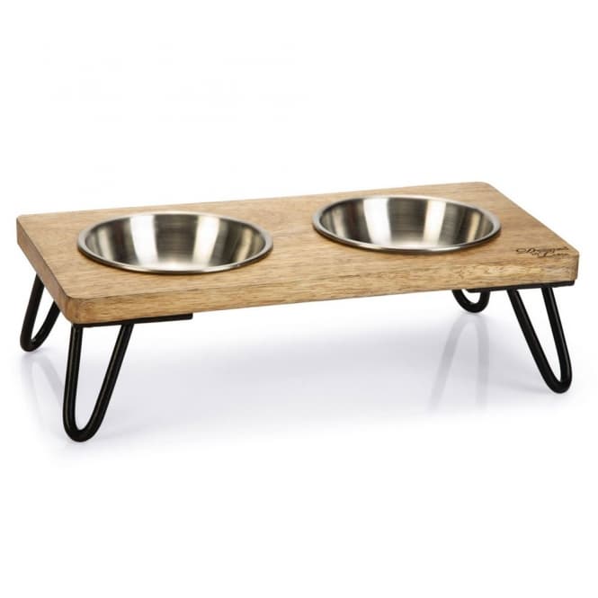 Designed by Lotte trä kattskål-Set Linga