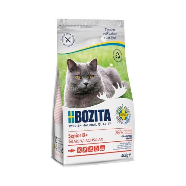 Bozita Cat senior 8+ Grain free Salmon - 400 g